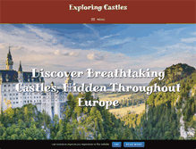 Tablet Screenshot of exploring-castles.com